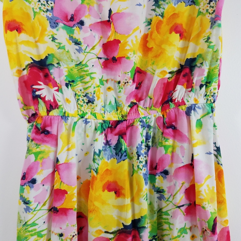 Gap Kids Short Sleeve Floral Spring Dress Size XL (12) - Picture 8 of 9